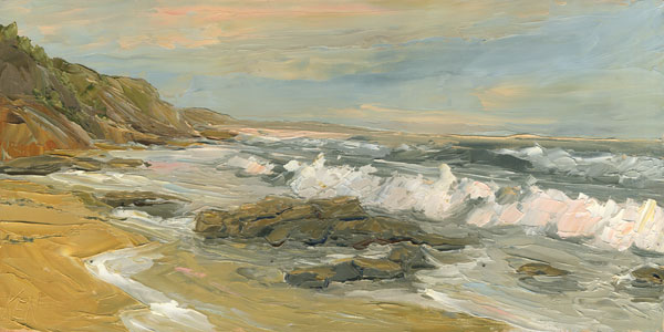 Oregon Beach Oil Painting