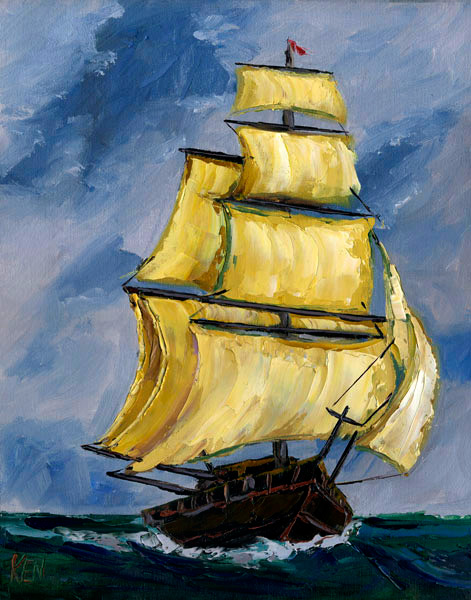 brigantine sailing ship
