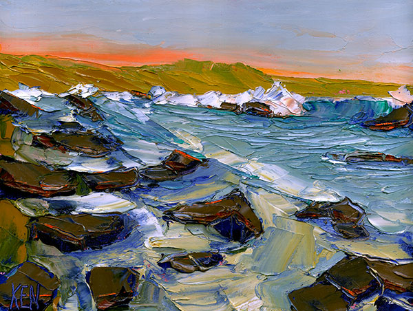 shelter cove california painting