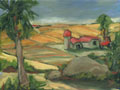 Landscape Oil Painting Farms
