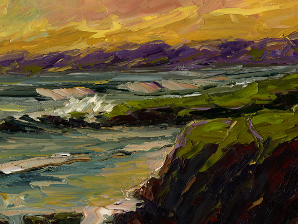 California Impressionism Seascape Oil Painting