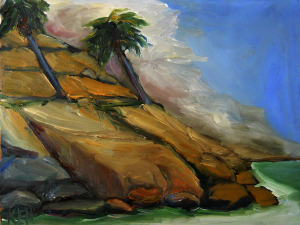 California Coast Seascape painting