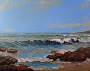 encinitas california oil painting