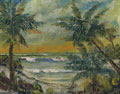 florida highwaymen style oil painting