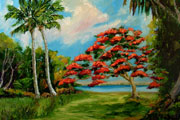 Royal Poinciana Oil Painting