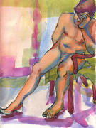 life figure painting male
