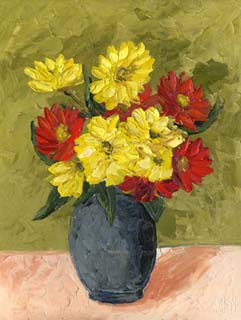 12x16_blueVaseBouquet