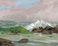 southern california seascape oil painting